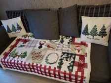 Christmas blanket double for sale  LUDLOW