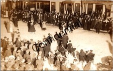 Foto real pavimento festa dança de rua em Cuba NY Allegany County NY RPPC I-543 comprar usado  Enviando para Brazil