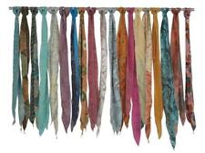 Vintage De Seda Indiana Sari Esquadrias Pescoço envoltório reciclar Saree Cabeça envoltório Lote Com 100 Pçs. comprar usado  Enviando para Brazil