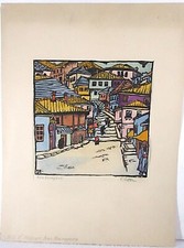 Old colored woodblock for sale  Milwaukee