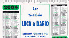 Calendarietto bar trattoria usato  Portocannone