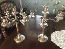 Candelabri antichi argento usato  Lucca