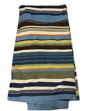 Usado, Cobertor de edredom POTTERY BARN listrado multicolorido completo queen 2Shams algodão pesado comprar usado  Enviando para Brazil