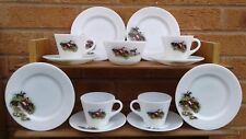 PYREX JAJ - PADRÃO DE CAÇA À RAPOSA - SELEÇÃO DE XÍCARAS DE CHÁ E PIRES ETC. comprar usado  Enviando para Brazil