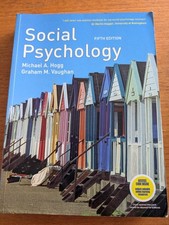 social psychology hogg vaughan for sale  LYDNEY