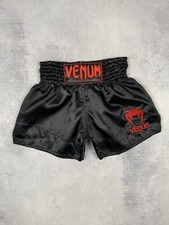 Shorts Venum tamanho adulto médio preto muay thai kickboxing MMA UFC roupas esportivas, usado comprar usado  Enviando para Brazil