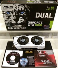 Usado, Placa de Vídeo Gráfica ASUS DUAL GeForce GTX 1060 OC DDR5 3GB PCIe Branca GTX10-O3G comprar usado  Enviando para Brazil