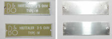 Plaques métal identification d'occasion  Puygouzon