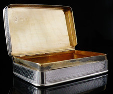 Sterling silver snuff for sale  FALKIRK