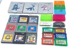 Gameboy & GBA Pokemon 24 Lote Esmeralda Rubi Safira Ouro Prata Cristal Estojo Raro comprar usado  Enviando para Brazil