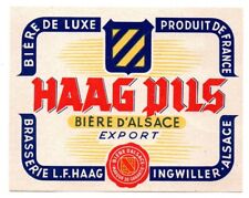 Ancienne étiquette haag d'occasion  Saverne