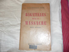 Livre céline bagatelles d'occasion  Angoulême