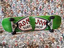 Ron Jon Surf Shop Skate Deck Completo Verde- Aprox 29"x 8.5" Vintage comprar usado  Enviando para Brazil