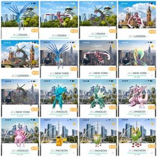 POKEMON GO SHINY LOCATION LAS VEGAS SPECIAL BACKGROUND NEW YORK RARE 2023-2024 comprar usado  Enviando para Brazil