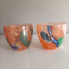 Coppia bicchieri vetro usato  Mondovi