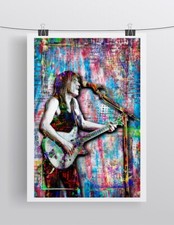 Póster MALCOLM YOUNG AC/DC 24x36 pulgadas, arte pop Malcolm AC/DC envío gratuito EE. UU. segunda mano  Embacar hacia Mexico