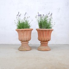 Pair weathered terracotta for sale  HITCHIN
