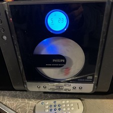 Usado, Philips Micro System MC235B Música FM/AM CD Player Auxiliar Com Controle Remoto Bom  comprar usado  Enviando para Brazil