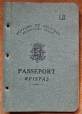 Ancien passeport belge d'occasion Ancien passeport belge d'occasion  Tréguier