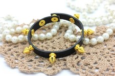 Bracciale pelle nero usato  Brescia