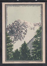 Cartolina monte bianco usato  Italia