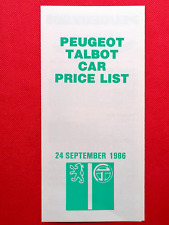 1986 peugeot talbot for sale  BANGOR