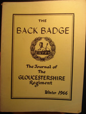 Gloucestershire regiment journ for sale  SOUTHEND-ON-SEA