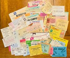 Original Concert Tickets Artists (Beginning With B) Select From Dropdown List comprar usado  Enviando para Brazil