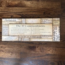 Unique commandments plaque. for sale  Atlanta