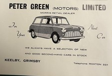 Peter green morris for sale  CHESSINGTON