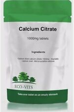 Comprimidos de citrato de cálcio 1000mg – Suporte para ossos e dentes mais fortes | ECO-VITS comprar usado  Enviando para Brazil