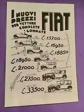 Pubblicità fiat 1928 usato  Crescentino