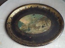 Antico vassoio metallo usato  Salerno
