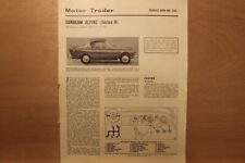 Original sunbeam alpine for sale  IPSWICH