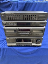 Technics SU-G96 AV Pakiet stereo, EQ, tuner, kaseta DZIAŁA z wyjątkiem kasety PRZECZYTAJ na sprzedaż  Wysyłka do Poland