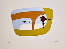 Edgardo mannucci serigrafia usato  Italia