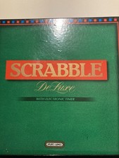 Scrabble deluxe board for sale  DONCASTER