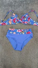 Blue plunge bikini for sale  HORSHAM