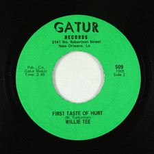 Usado, Northern Soul/Funk 45 - Willie Tee - First Taste Of Hurt - Gatur VG+ comprar usado  Enviando para Brazil