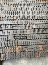 Holzlettern drucklettern alt gebraucht kaufen  Deutschland