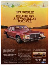 1979 FORD LTD Landau 4 Portas Vintage Impressão Original AD | Foto de carro vermelho carro de estrada comprar usado  Enviando para Brazil