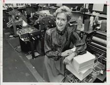 1987 Press Photo Jeann Howse, presidente da Scotsman Printing Company. - HPA74822 comprar usado  Enviando para Brazil