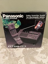 Vintage Panasonic Easa-Phone KX-T3000 Conjunto de Telefone Sem Fio Dobrável Tamanho de Bolso comprar usado  Enviando para Brazil