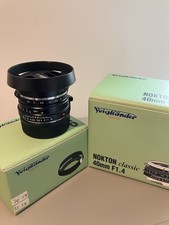 Voigtlander nokton classic for sale  MANCHESTER