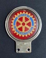 INSÍGNIA EMBLEMA BARRA EMBLEMA RADIADOR GRADE CARRO MOTOR VINTAGE ROTATIVO INTERNACIONAL comprar usado  Enviando para Brazil