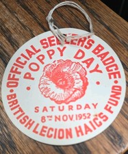Poppy day official for sale  COLCHESTER