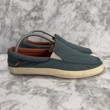 Sapatos de skate Vans Surf Siders masculino 8 lona azul slip on deck praia casual comprar usado  Enviando para Brazil