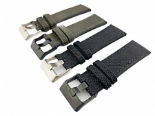 Usado, Pulseira de lona 24mm 26mm 28mm preta/verde cáqui serve para fivela de relógio DIESEL prata comprar usado  Enviando para Brazil