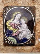 Vierge enfant émaux d'occasion  Marcigny