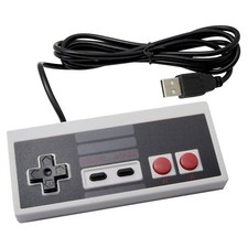 NES Style USB 2 przyciski game pad kontroler joypad do komputera Android Pi emulacja na sprzedaż  Wysyłka do Poland